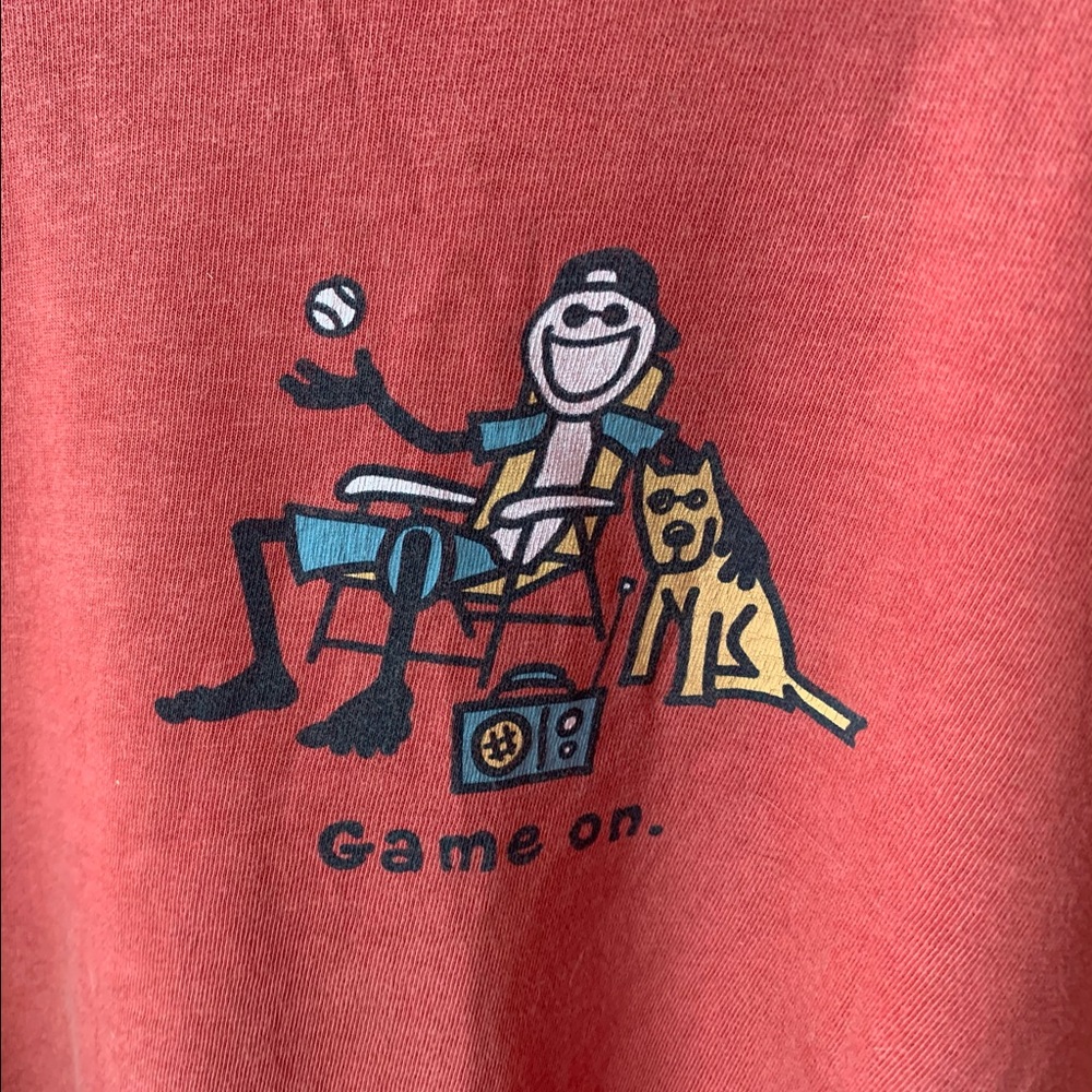 Life is Good Tee Shirt “Game On”